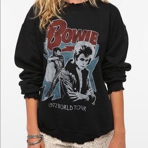Destructed David Bowie Crewneck Sweatshirt